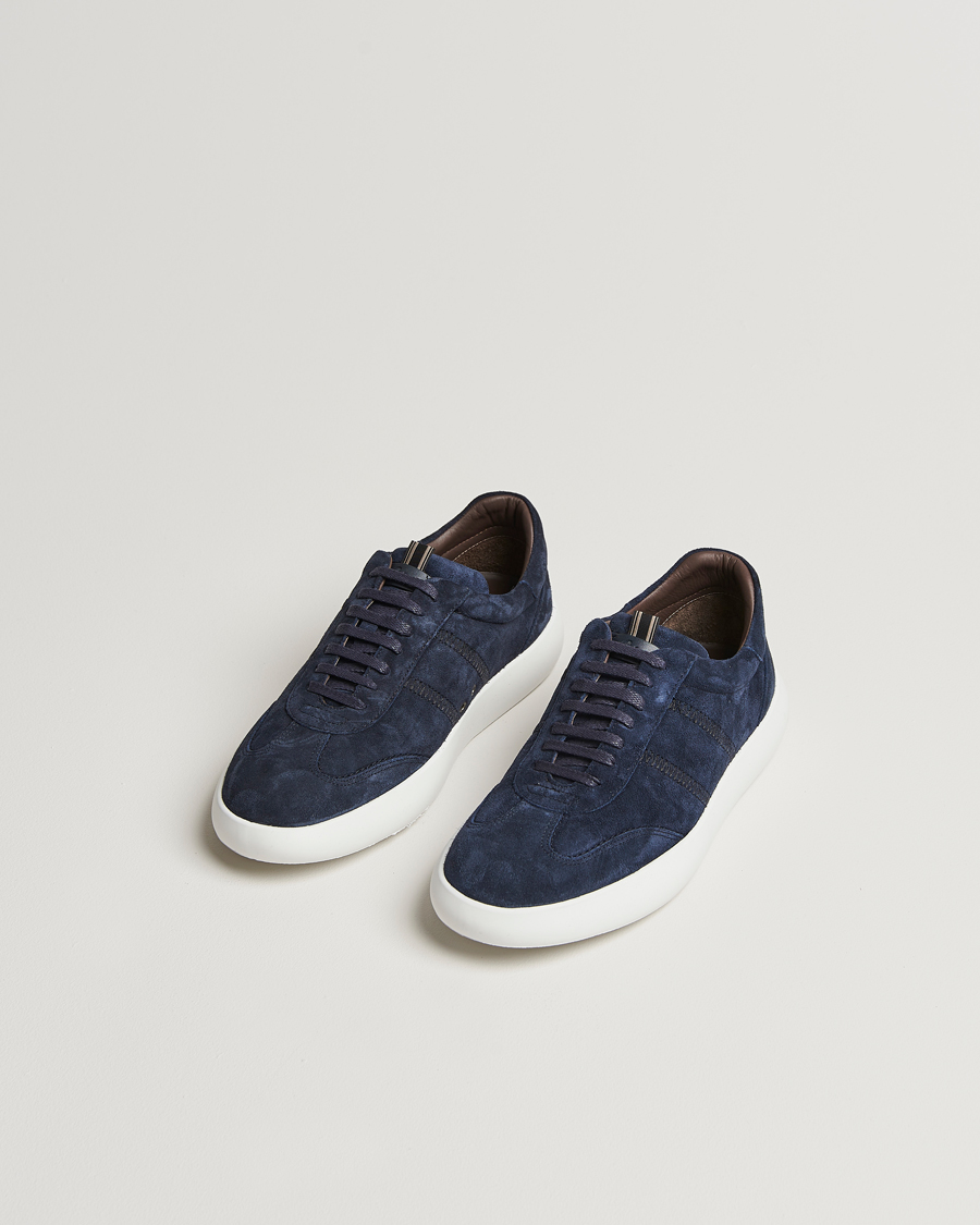 Herr | Brioni Cassetta Sneakers Navy Suede | Brioni | Cassetta Sneakers Navy Suede