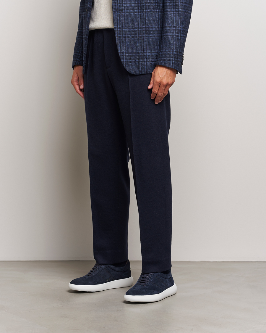 Herr | Brioni Cassetta Sneakers Navy Suede | Brioni | Cassetta Sneakers Navy Suede