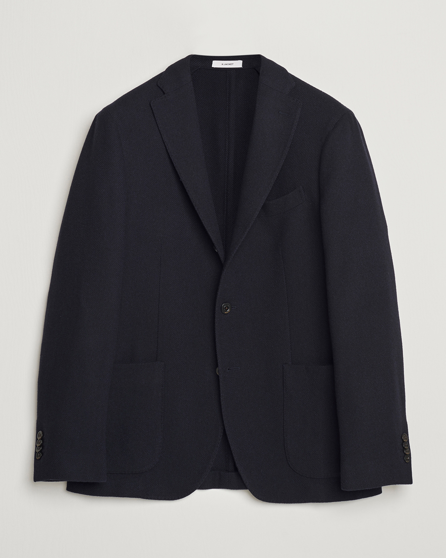 Herr | Kavajer | Boglioli | K Jacket Wool/Cashmere Blazer Navy