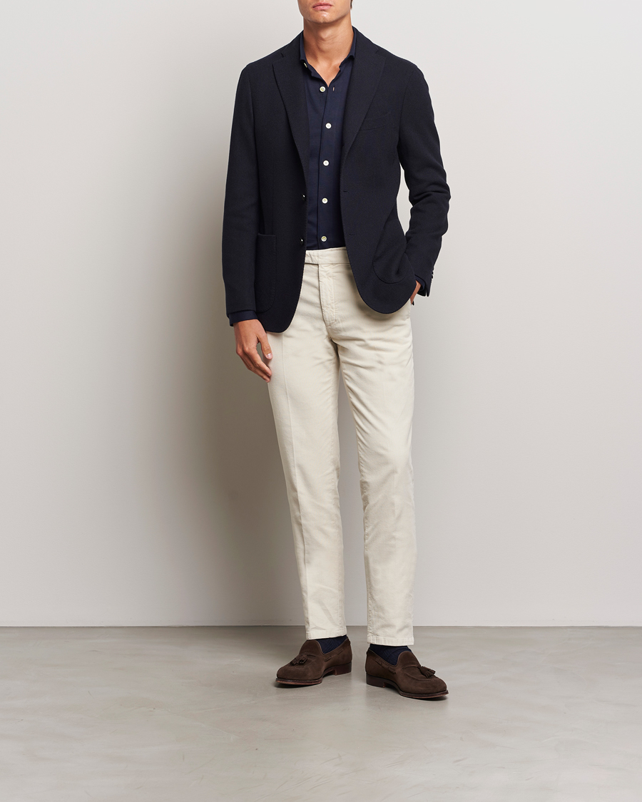 Herr | Kavajer | Boglioli | K Jacket Wool/Cashmere Blazer Navy