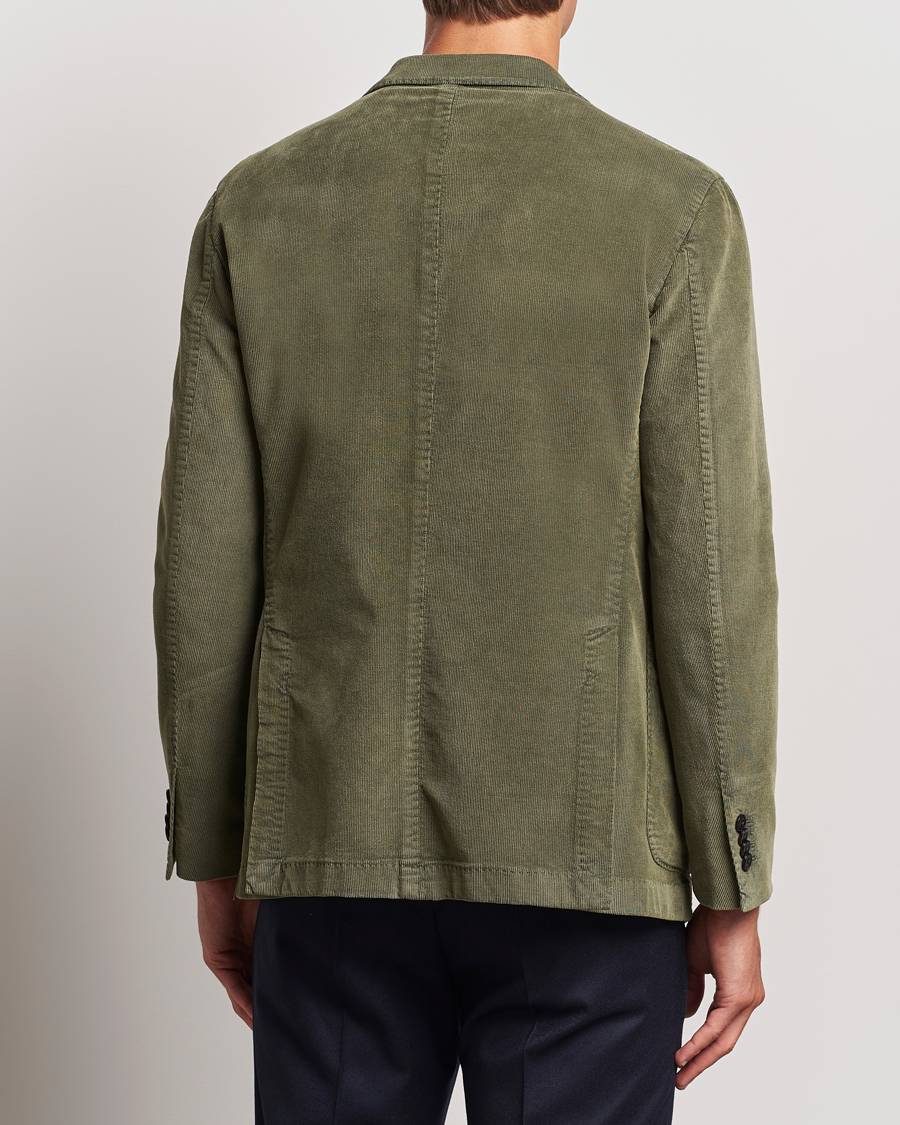 Herr | Kavajer | Boglioli | K Jacket Corduroy Blazer Dark Green