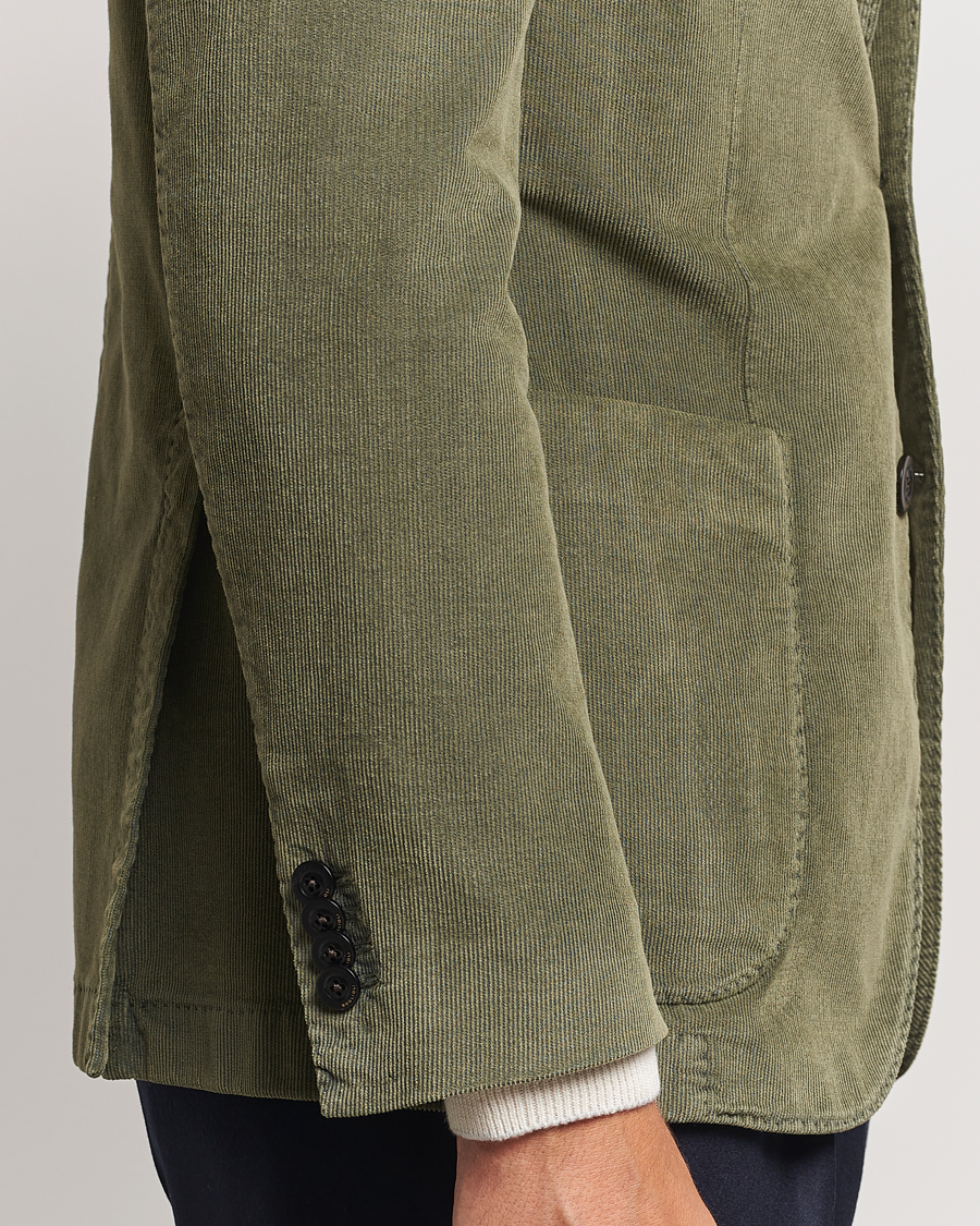 Herr | Kavajer | Boglioli | K Jacket Corduroy Blazer Dark Green