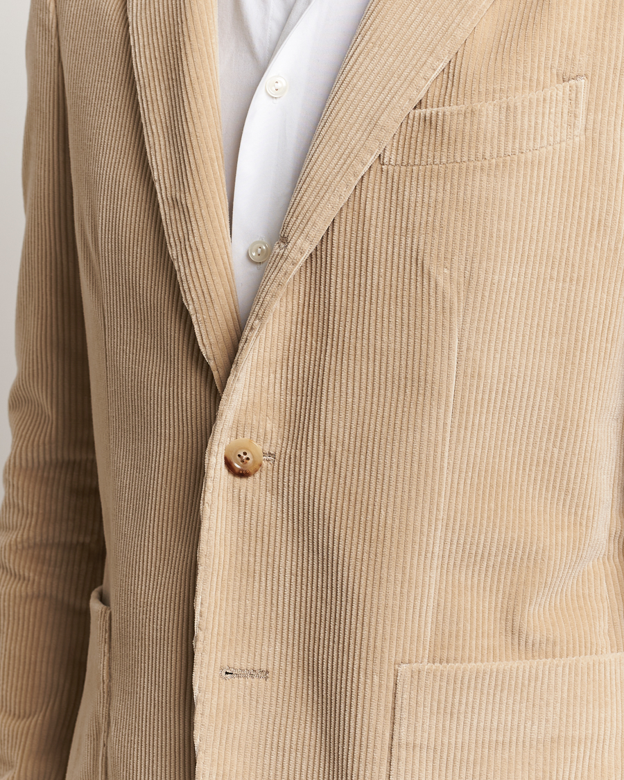 Herr | Kostymer | Boglioli | K Jacket Wale Corduroy Suit Beige