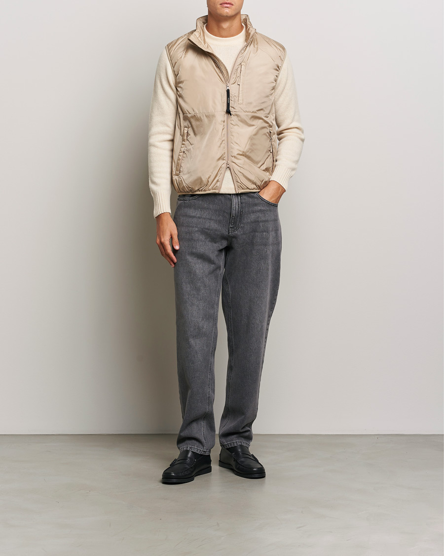 Herr | Jackor | Aspesi | Jil Padded Vest Beige