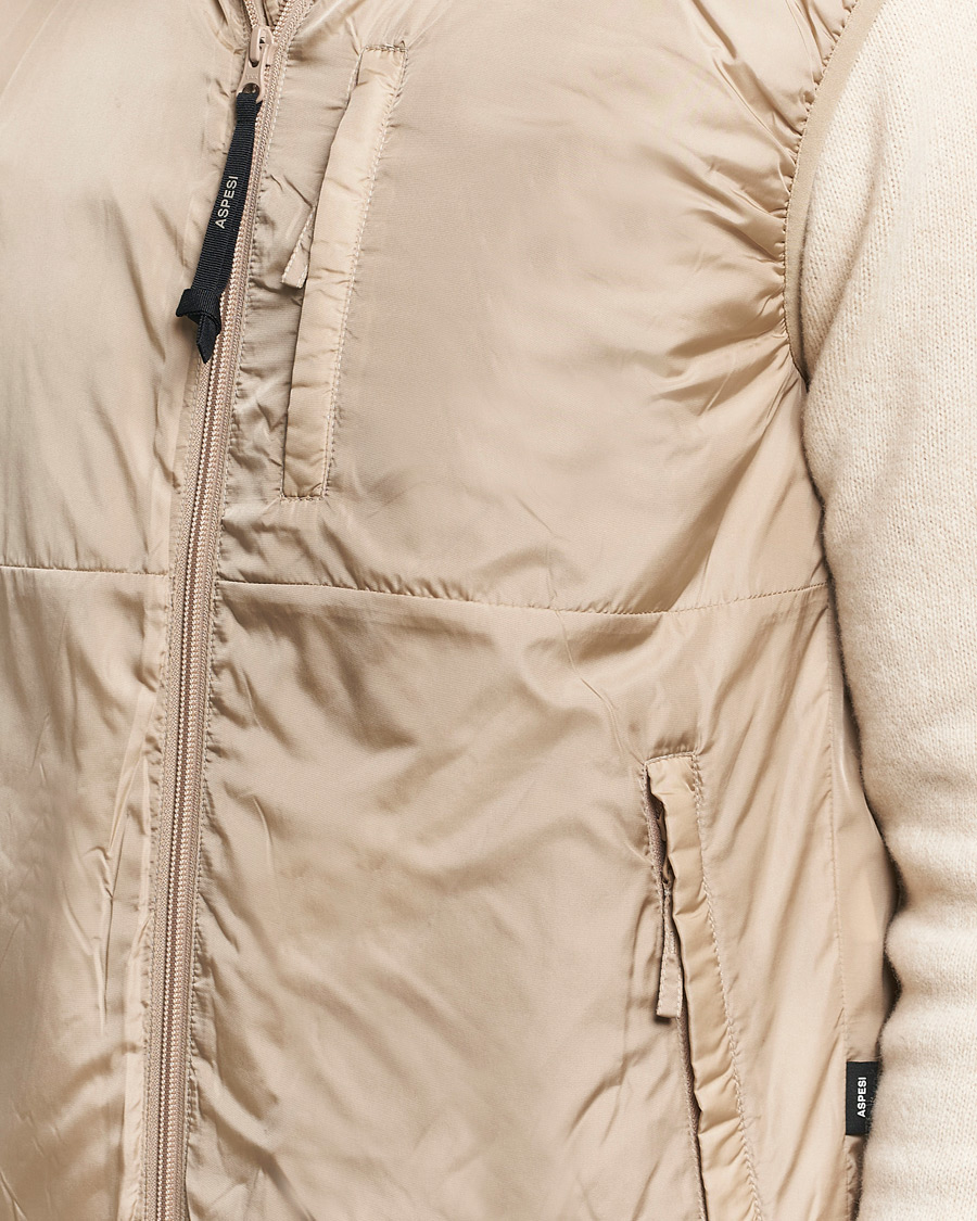 Herr | Jackor | Aspesi | Jil Padded Vest Beige