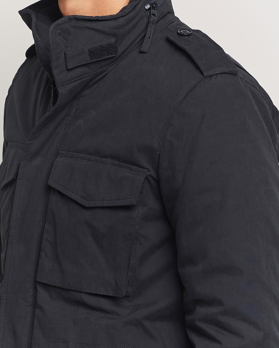 Herr | Jackor | Aspesi | Cotton Field Jacket Midnight