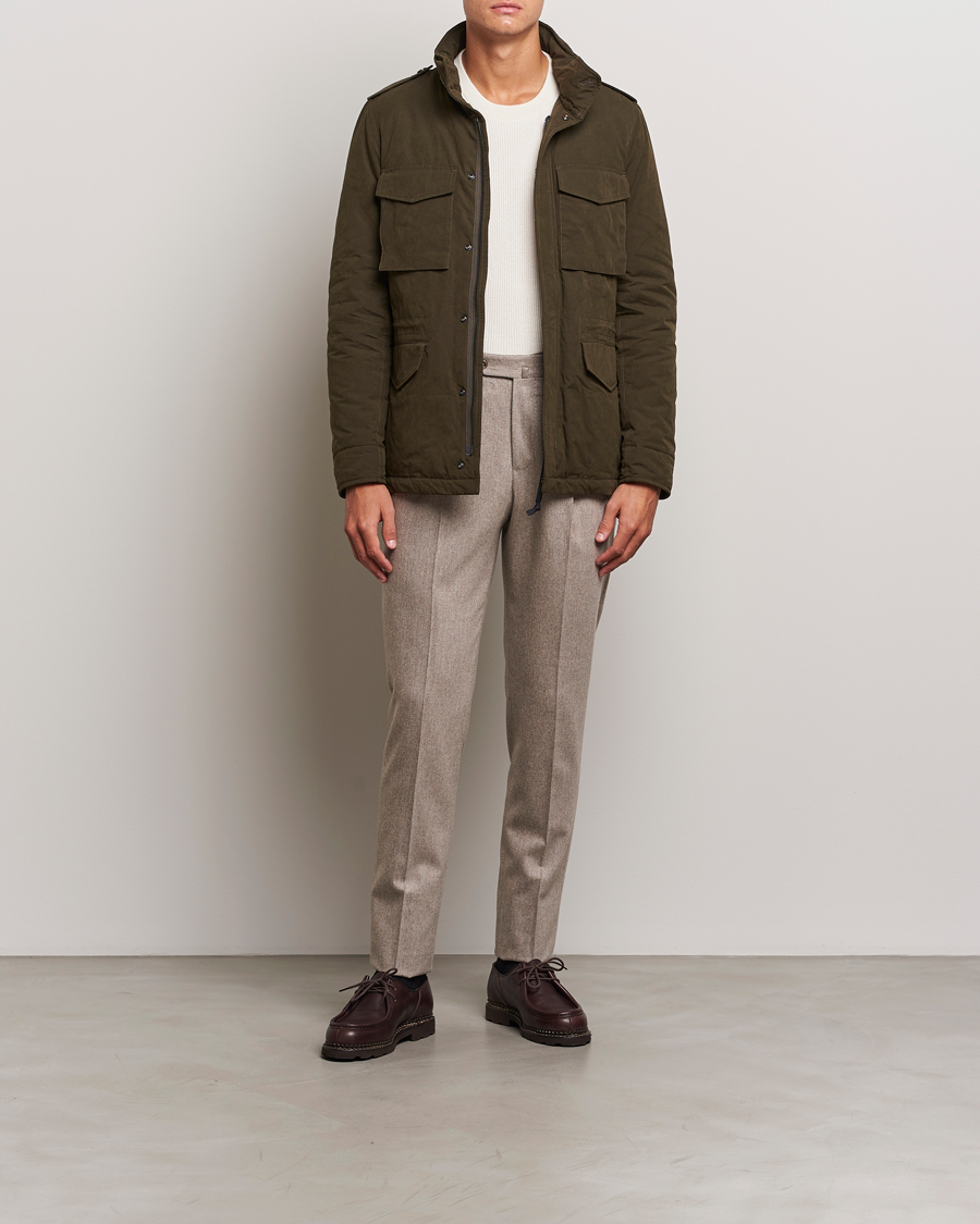 Herr | Jackor | Aspesi | Cotton Field Jacket Military