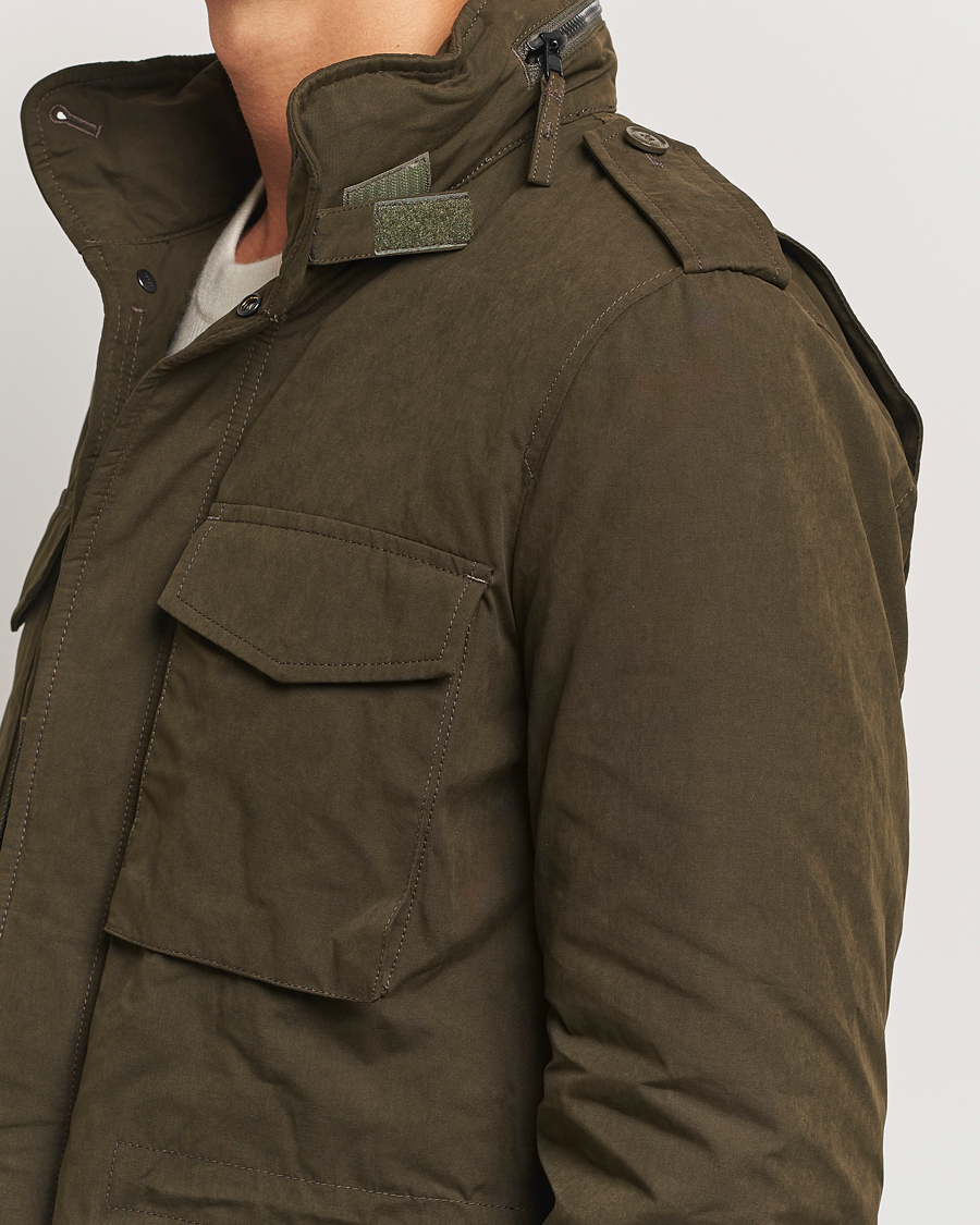 Herr | Jackor | Aspesi | Cotton Field Jacket Military