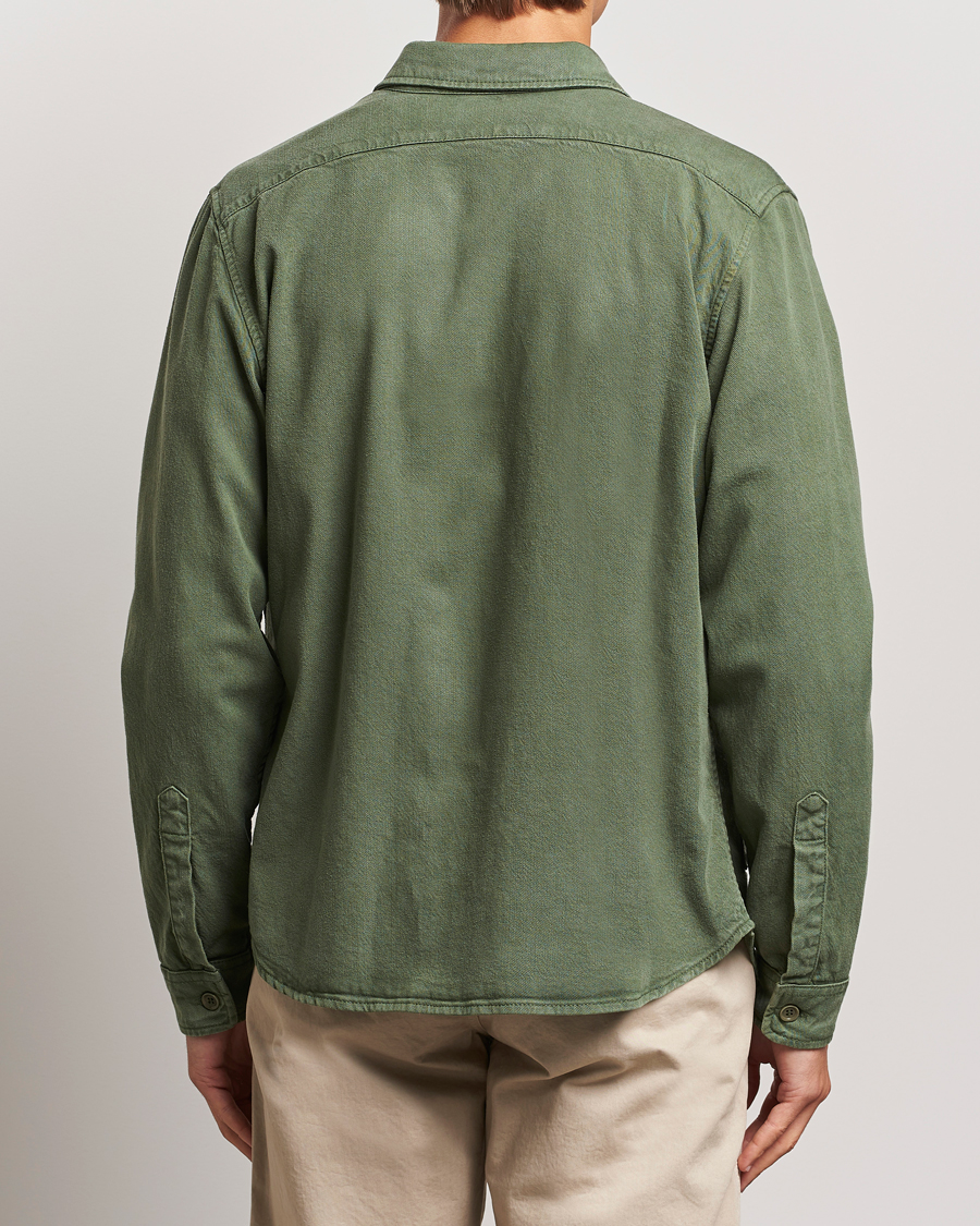 Herr | Skjortor | Aspesi | Cotton Utility Shirt Green