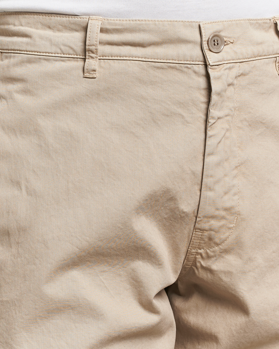Herr | Byxor | Aspesi | Garment Dyed Cotton Pants Beige