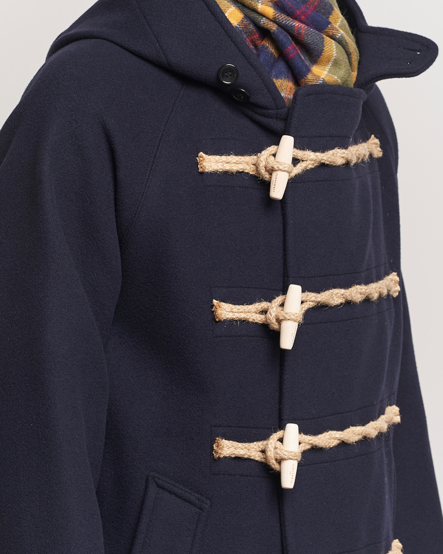 Herr | Jackor | Gloverall | Huxley Duffle Coat Navy