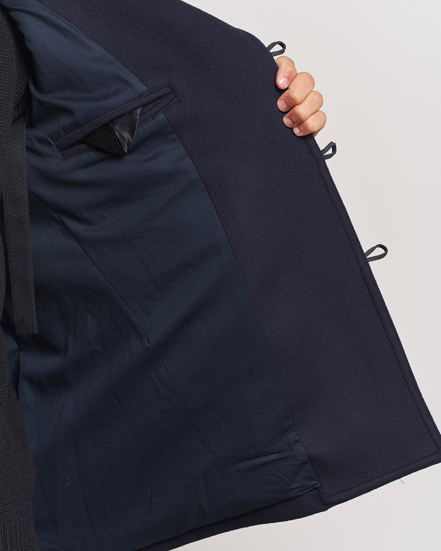 Herr | Jackor | Gloverall | Tennyson Peacoat Navy