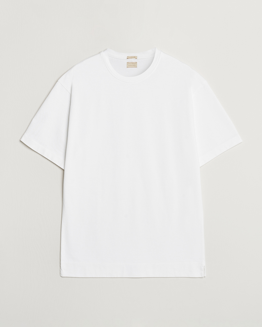 Herr | T-Shirts | Massimo Alba | Nevis Cotton T-Shirt White