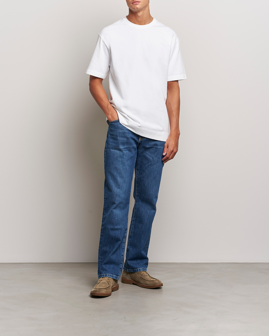 Herr | T-Shirts | Massimo Alba | Nevis Cotton T-Shirt White