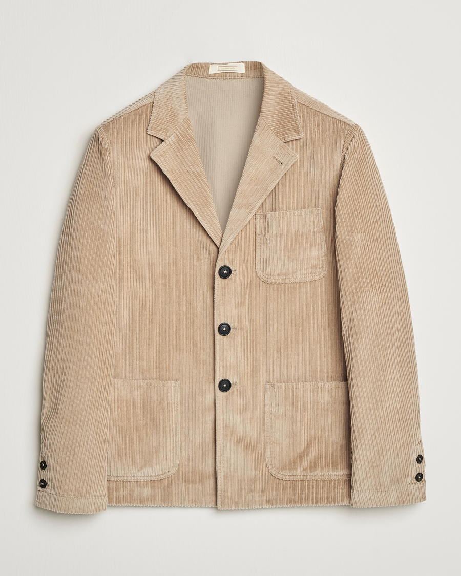 Herr | Jackor | Massimo Alba | Baglietto Wale Corduroy Jacket Beige