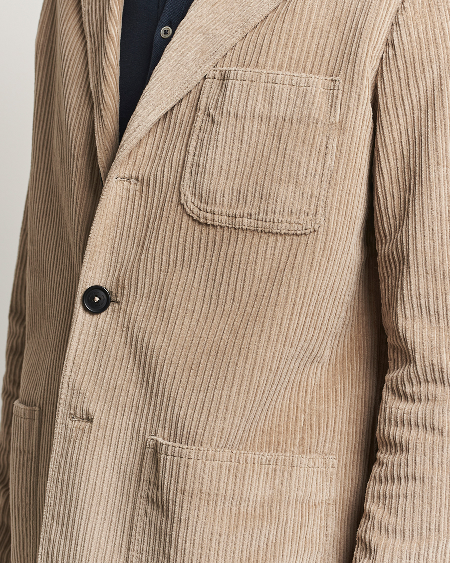 Herr | Jackor | Massimo Alba | Baglietto Wale Corduroy Jacket Beige