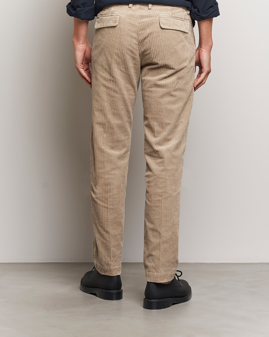 Herr | Byxor | Massimo Alba | Ionio Wale Corduroy Trousers Beige