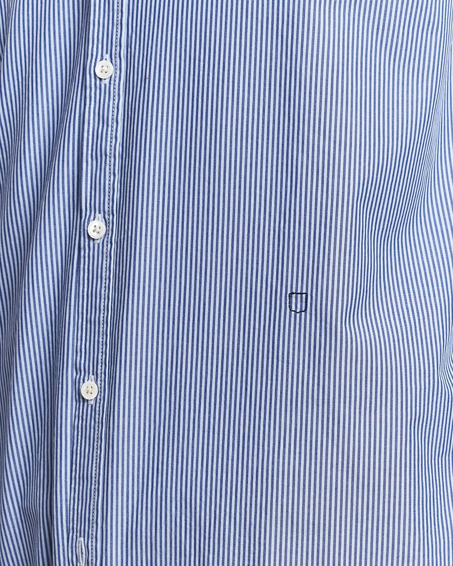 Herr | Skjortor | Massimo Alba | Genova Casual Shirt Blue Stripe