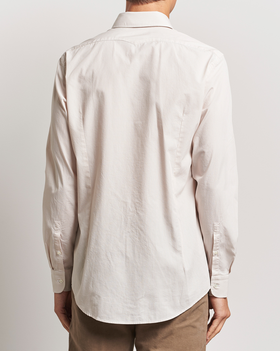 Herr | Skjortor | Massimo Alba | Genova Casual Shirt Beige Stripe