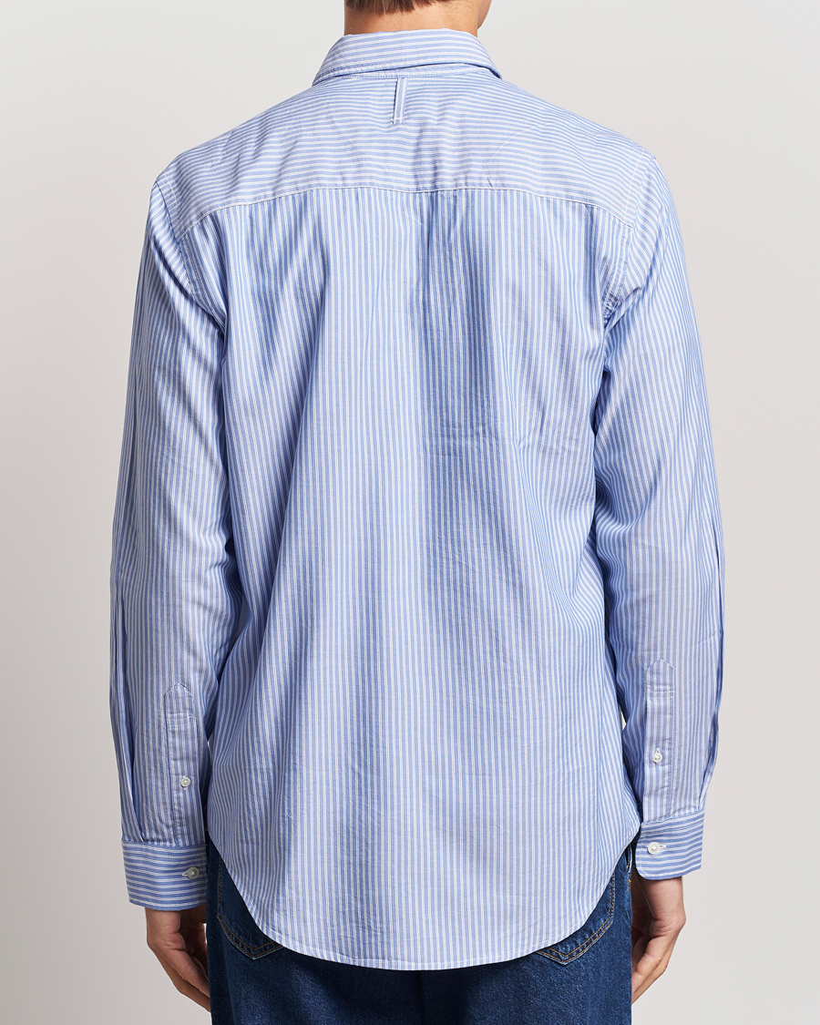 Herr | Skjortor | NN07 | Arne Tencel Striped Shirt Blue/White