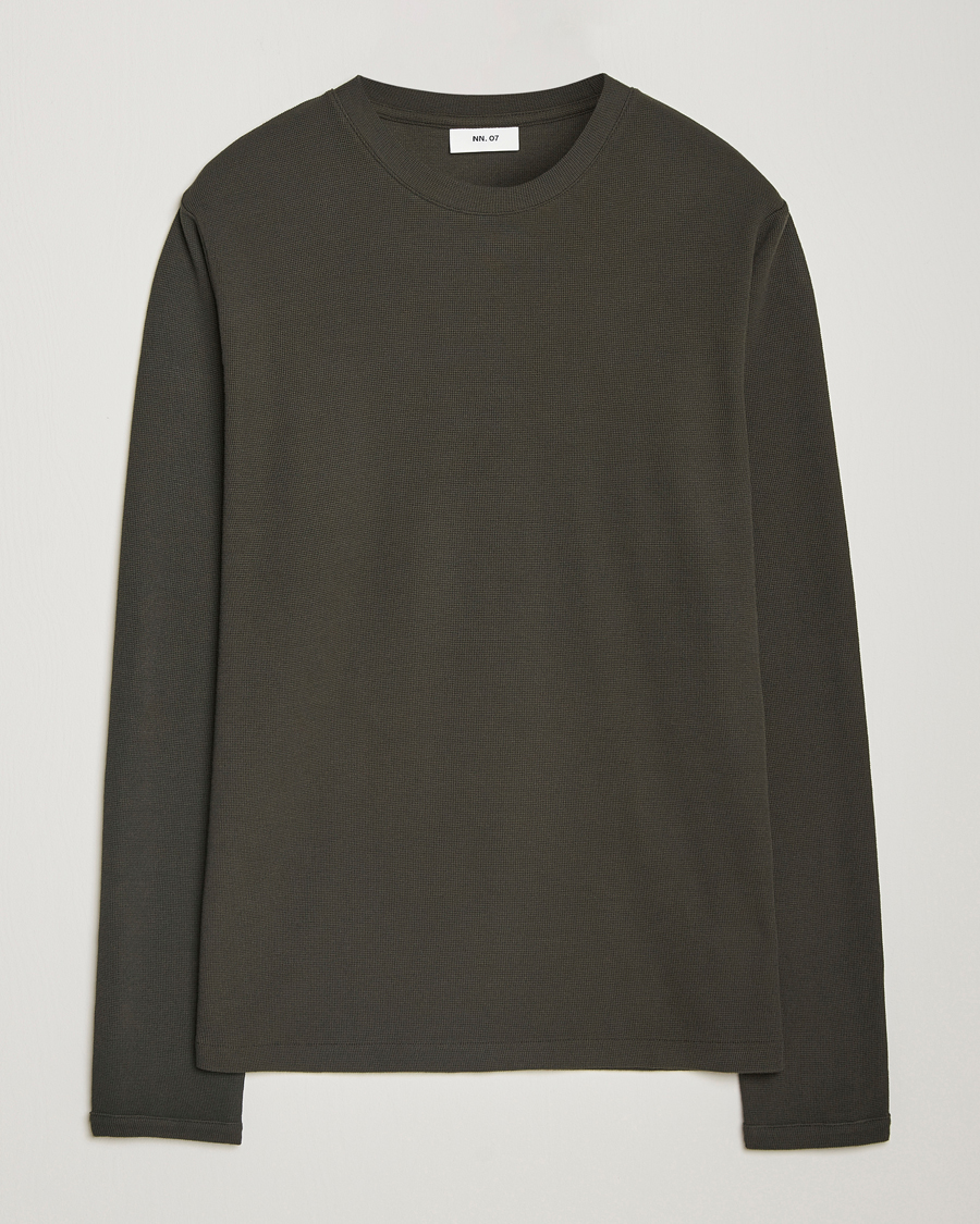 Herr | Tröjor | NN07 | Clive Knitted Sweater Dark Army