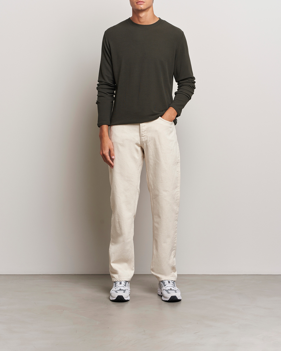 Herr | Tröjor | NN07 | Clive Knitted Sweater Dark Army