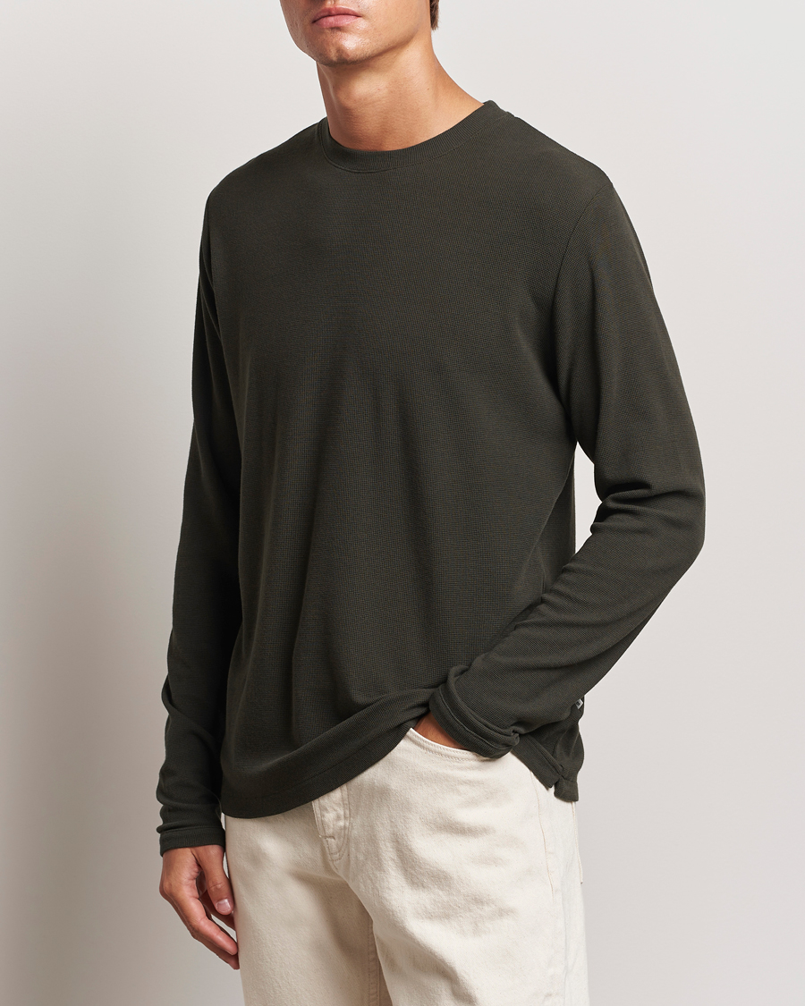 Herr | Tröjor | NN07 | Clive Knitted Sweater Dark Army