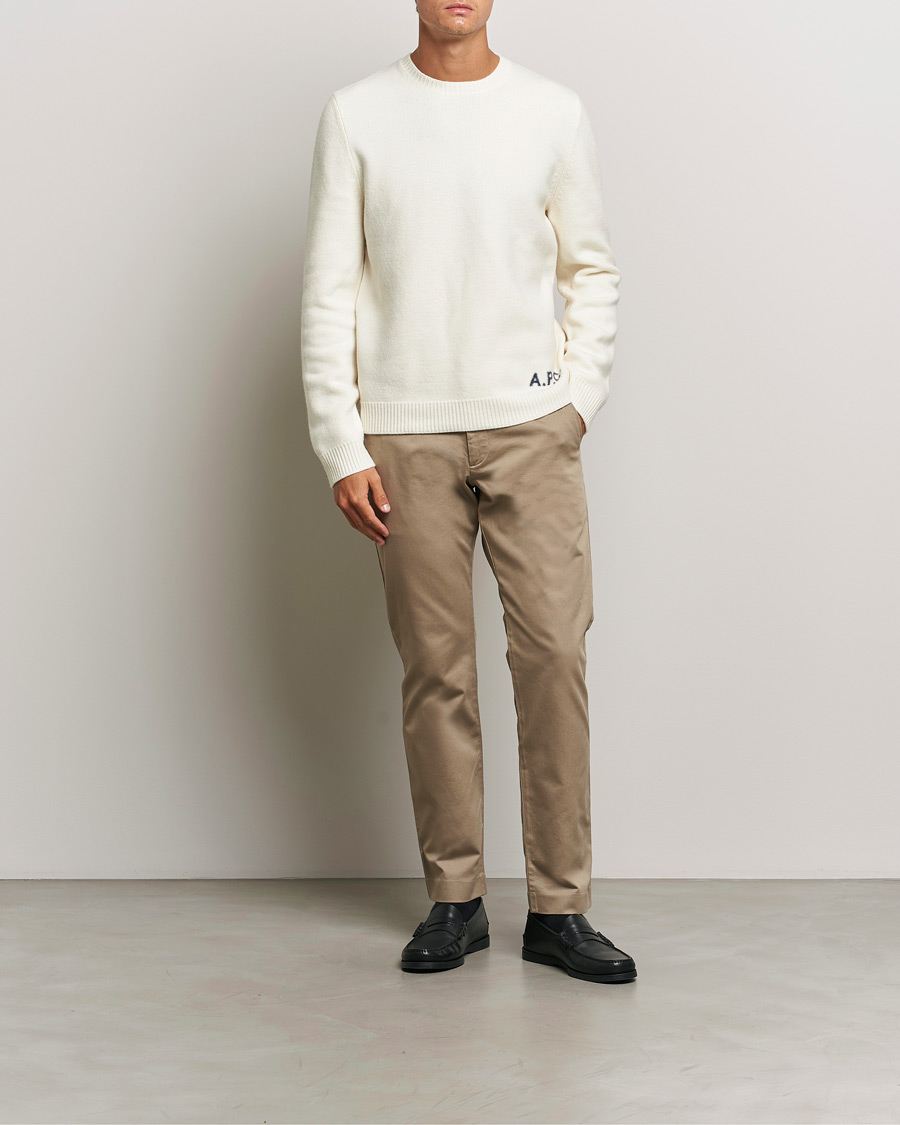 Herr | Byxor | NN07 | Theo Regular Fit Stretch Chinos Timber Wolf