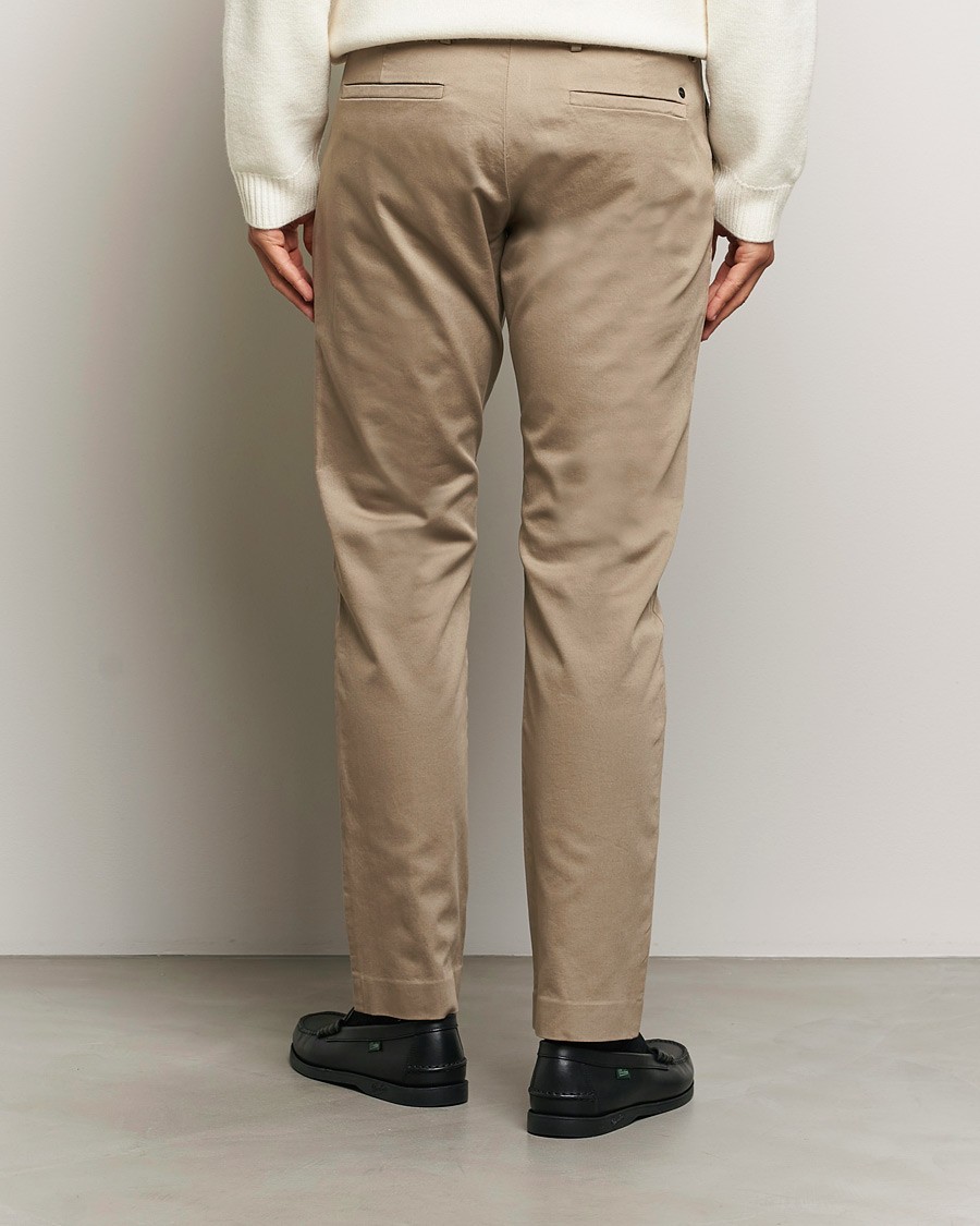 Herr | Byxor | NN07 | Theo Regular Fit Stretch Chinos Timber Wolf