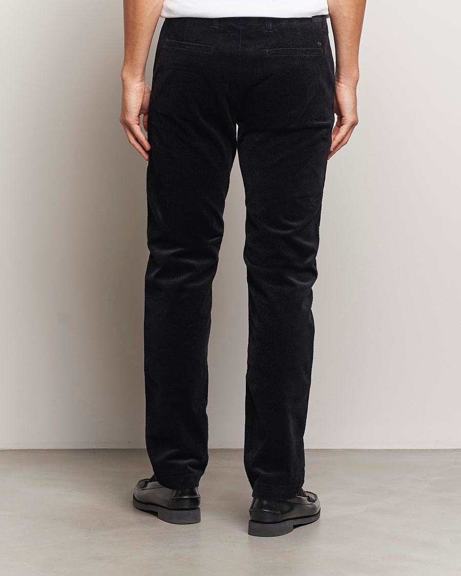 Herr | Byxor | NN07 | Theo Regular Fit Corduroy Chinos Black