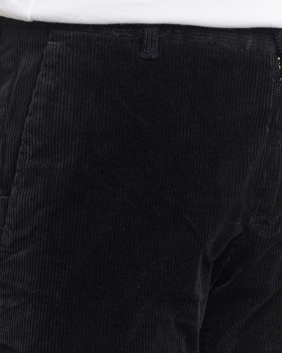 Herr | Byxor | NN07 | Theo Regular Fit Corduroy Chinos Black