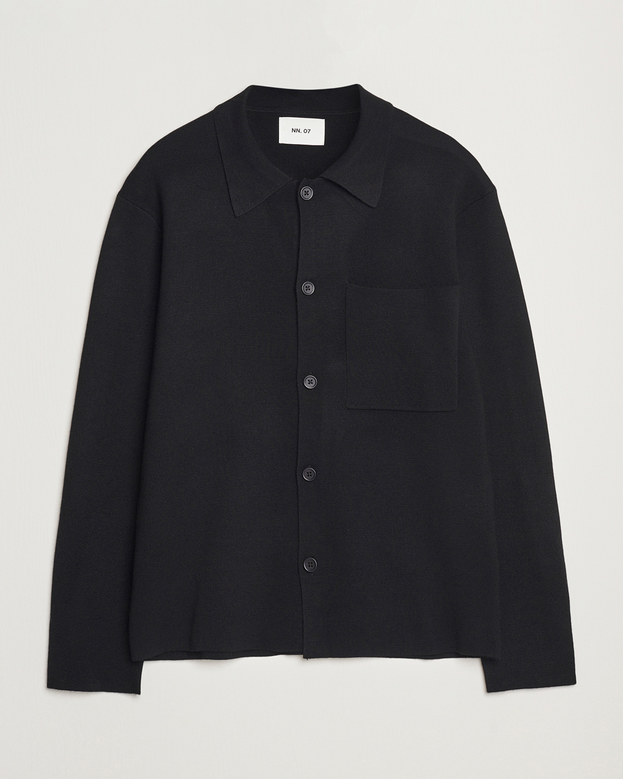Herr | Tröjor | NN07 | Jonas Cotton/Modal Cardigan Black