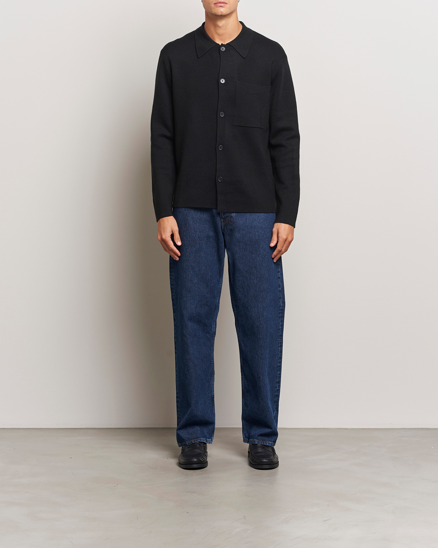 Herr | Tröjor | NN07 | Jonas Cotton/Modal Cardigan Black