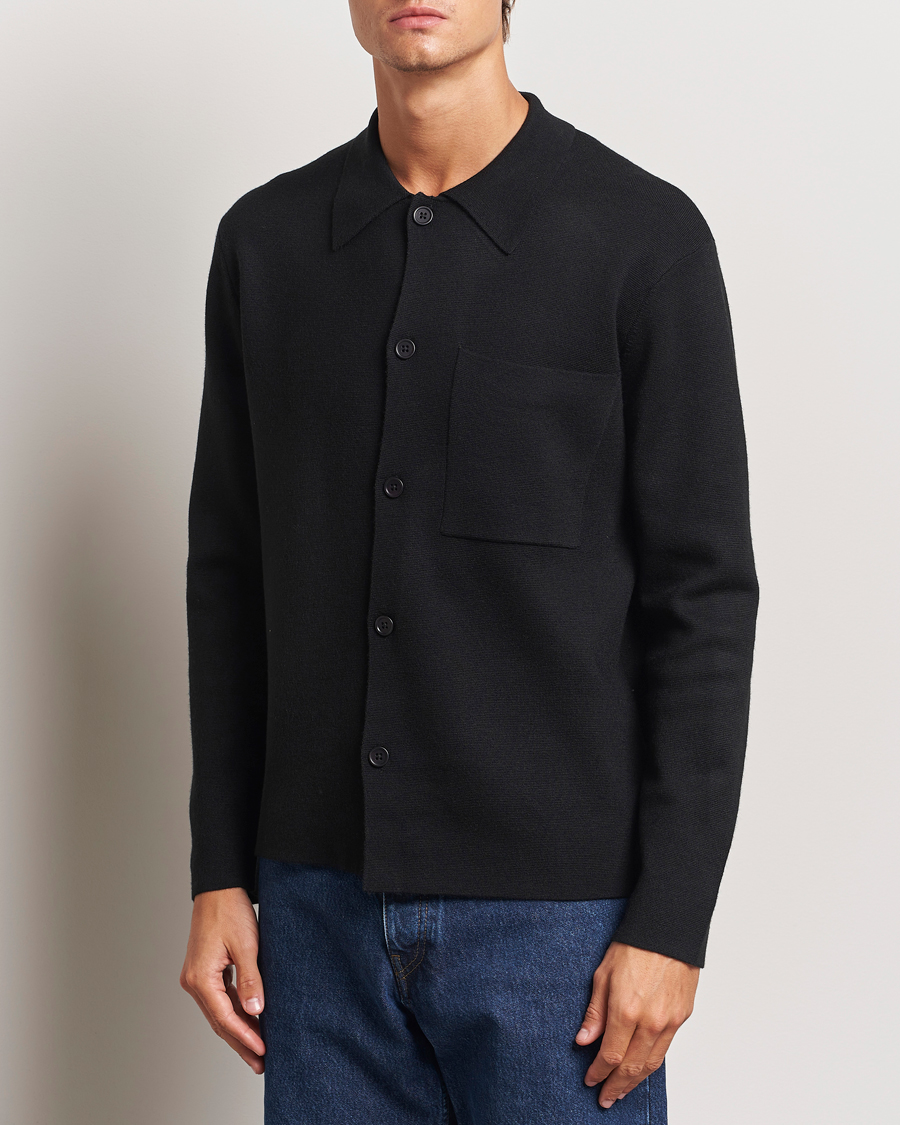 Herr | Tröjor | NN07 | Jonas Cotton/Modal Cardigan Black