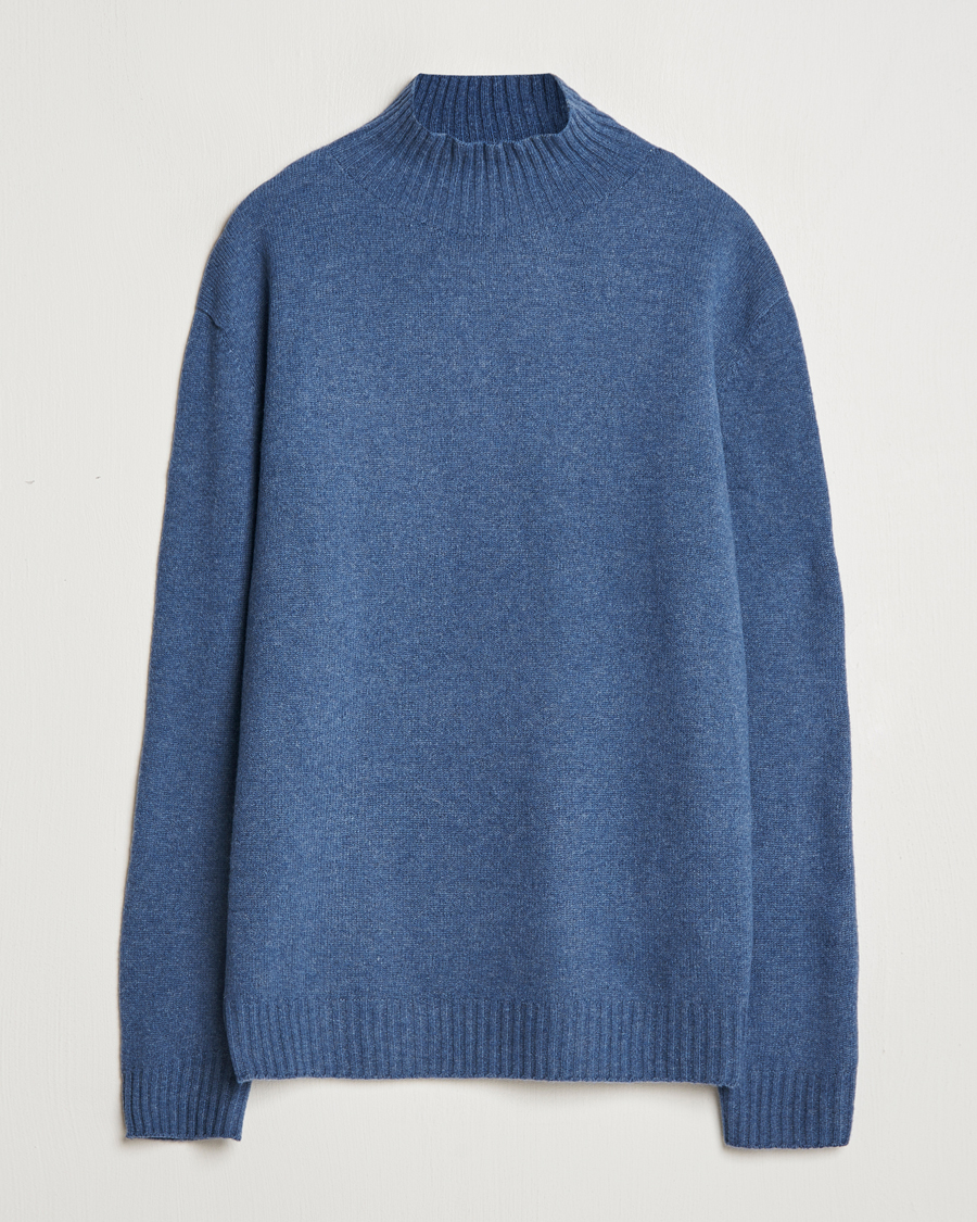 Herr | Tröjor | NN07 | Clark Wool Knitted Polo Bering Sea