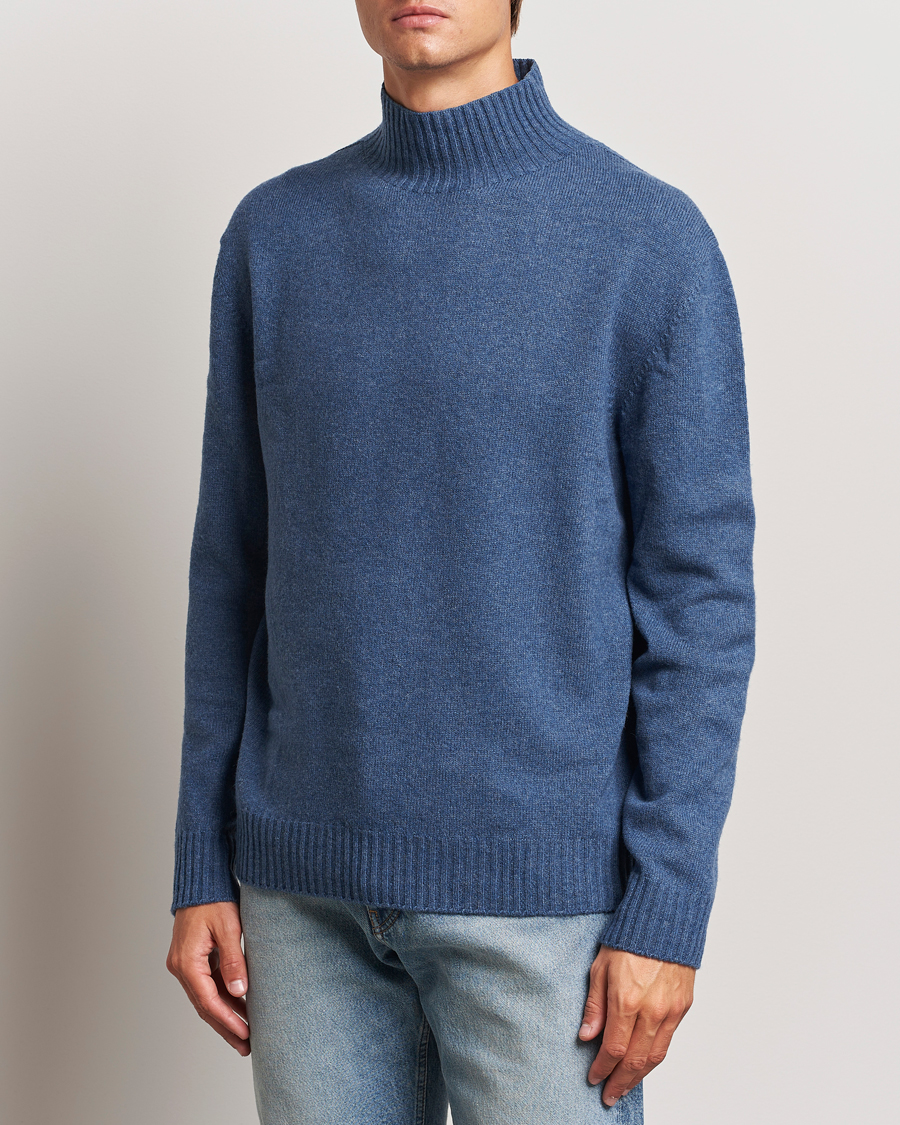 Herr | Tröjor | NN07 | Clark Wool Knitted Polo Bering Sea