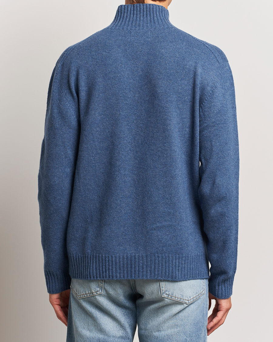 Herr | Tröjor | NN07 | Clark Wool Knitted Polo Bering Sea
