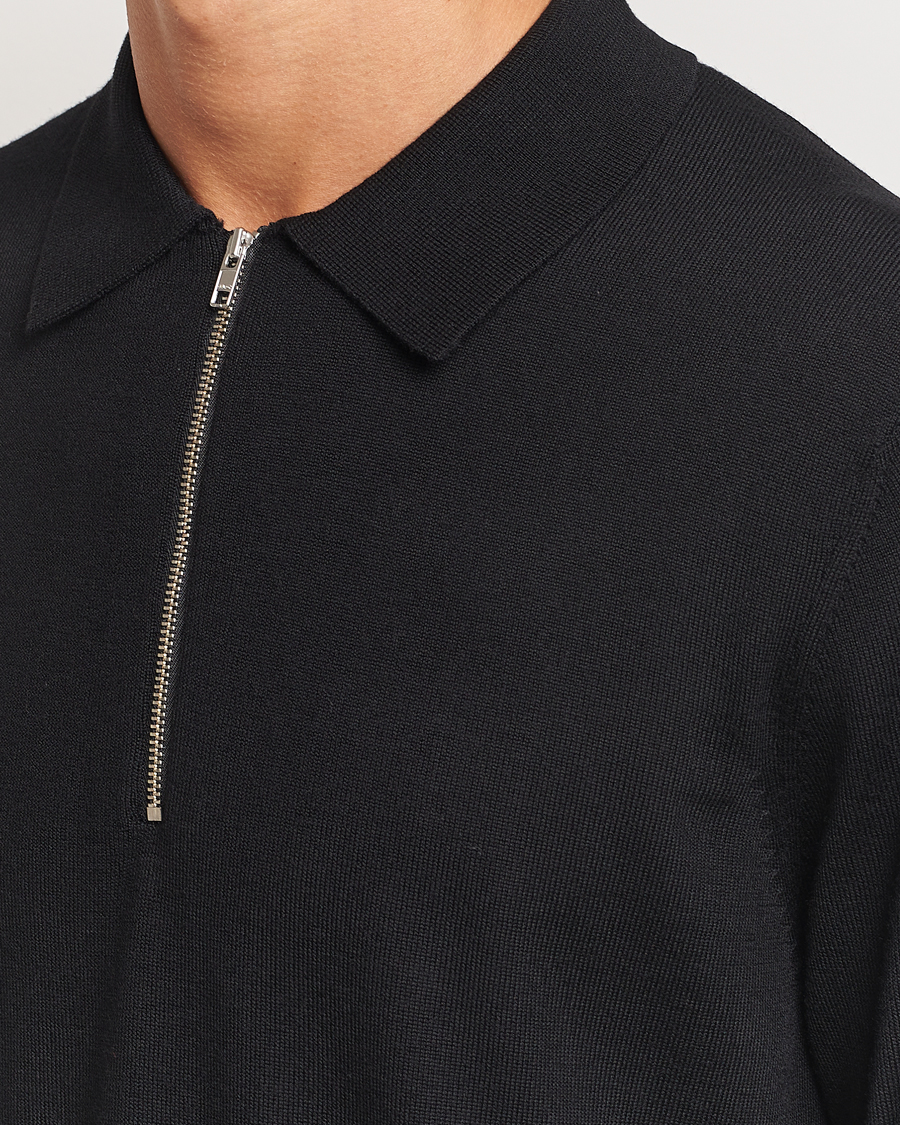 Herr | Tröjor | NN07 | Sergio Half Zip Black