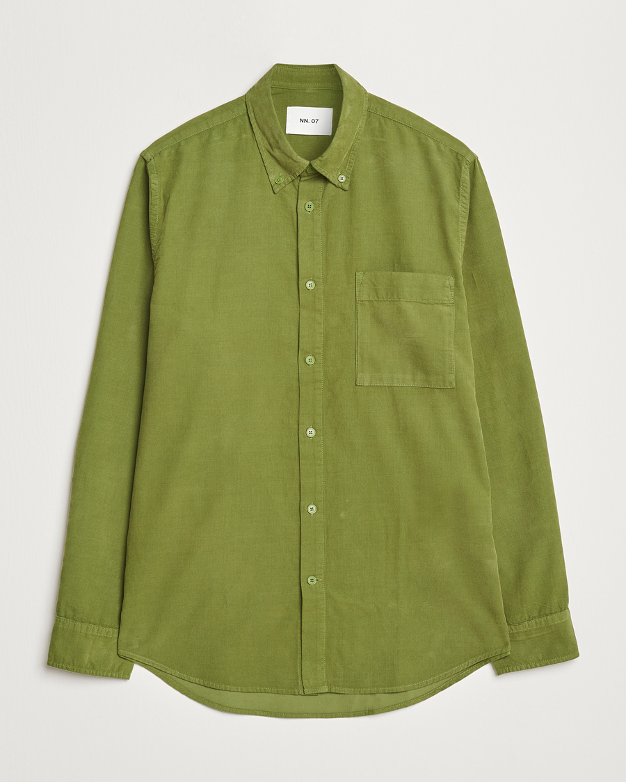 Herr | Skjortor | NN07 | Arne Baby Cord Shirt Cedar Green