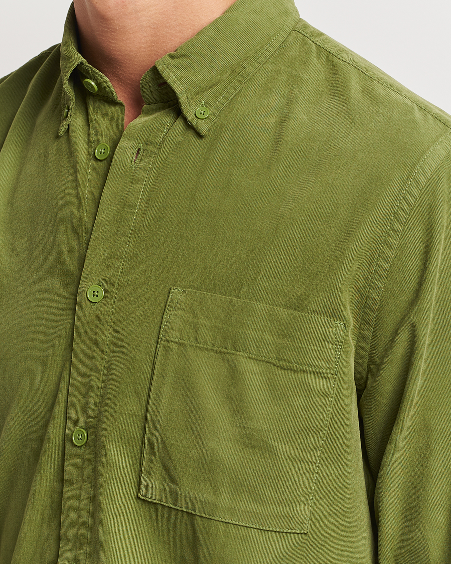Herr | Skjortor | NN07 | Arne Baby Cord Shirt Cedar Green