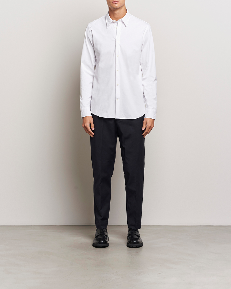 Herr | Skjortor | NN07 | Elian Mercerized Cotton Shirt White