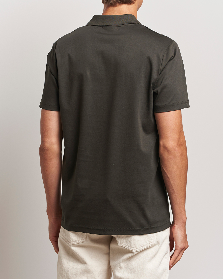 Herr | Pikéer | NN07 | Paul Mercerized Polo Dark Army