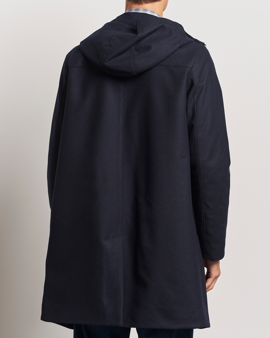 Herr | Jackor | NN07 | Knox Hooded Coat Navy Blue