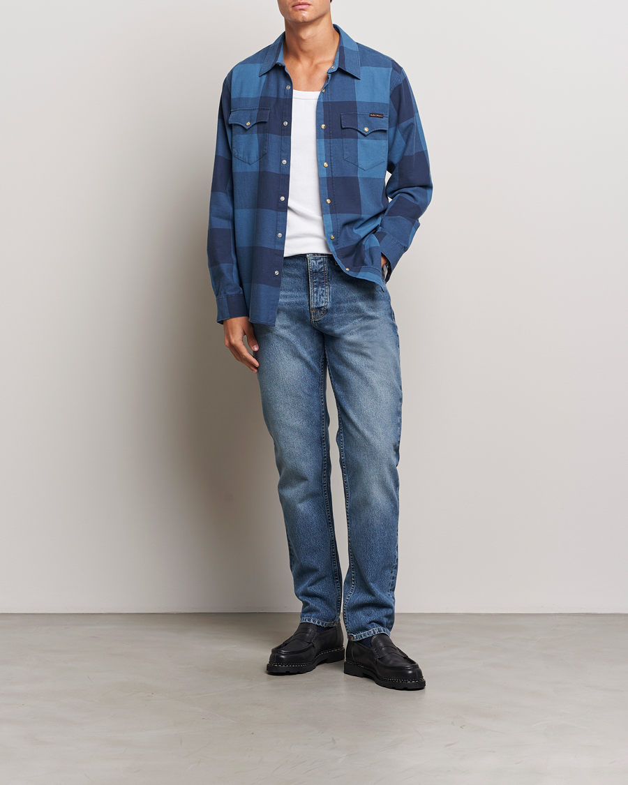 Herr | Jeans | Nudie Jeans | Steady Eddie II Jeans Blue Haze