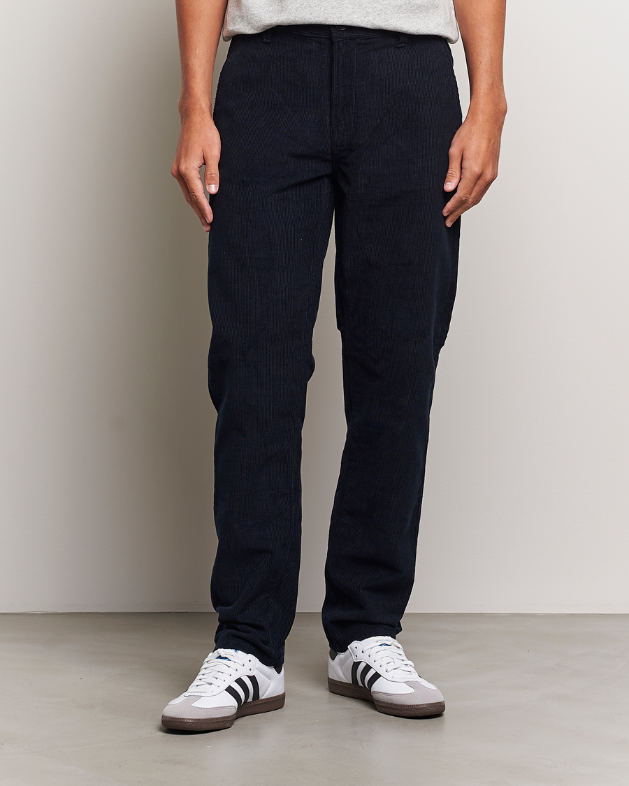 Herr | Byxor | Nudie Jeans | Easy Alvin Corduroy Pants Navy