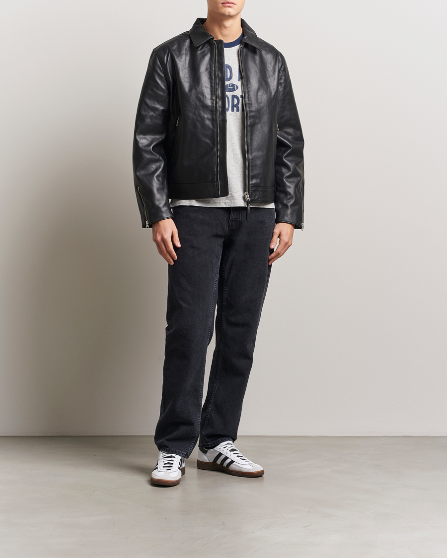 Herr | Jackor | Nudie Jeans | Eddy Rider Leather Jacket Black