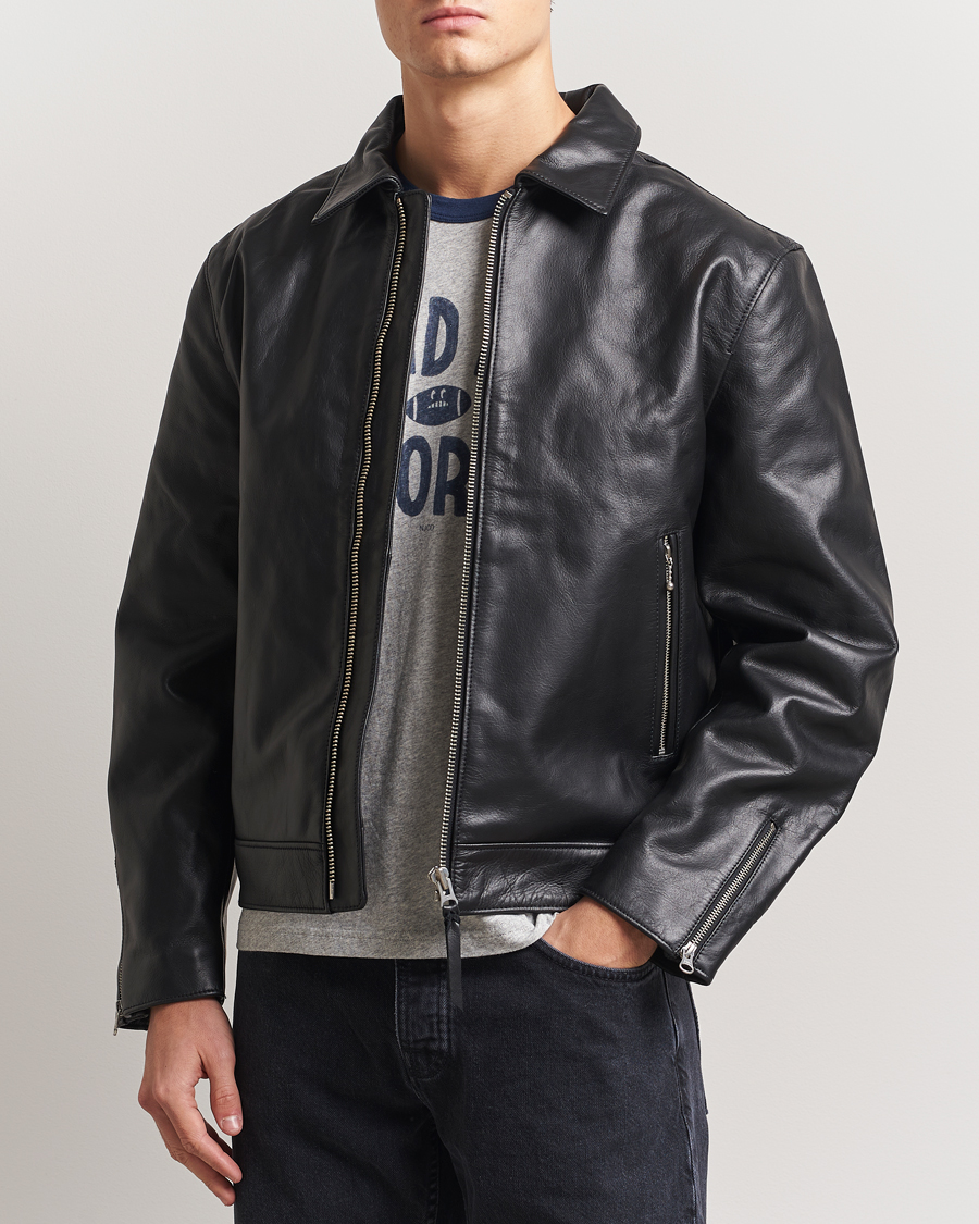 Herr | Jackor | Nudie Jeans | Eddy Rider Leather Jacket Black