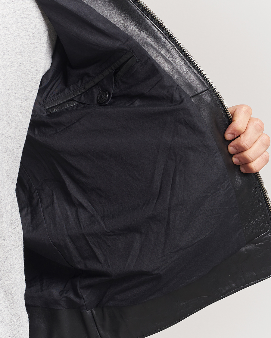 Herr | Jackor | Nudie Jeans | Eddy Rider Leather Jacket Black