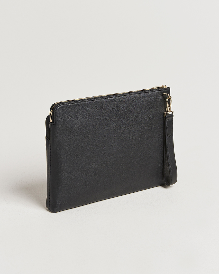 Herr | Paul Smith Leather Stripe Document Case Black | Paul Smith | Leather Stripe Document Case Black