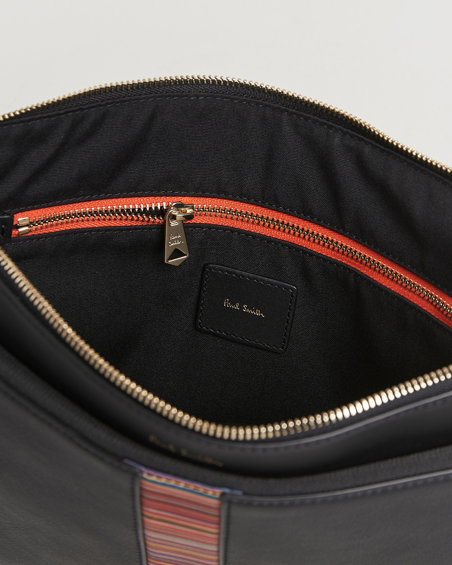 Herr | Paul Smith Leather Stripe Document Case Black | Paul Smith | Leather Stripe Document Case Black